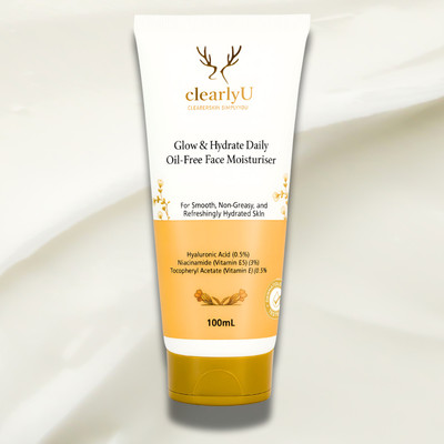 clearlyU Oil-Free Hydration Cream for Matte Glow Unisex 100 ml(100 ml)