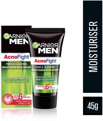 Garnier Men Acno Fight Pimple Clearing Brightening Moisturizer with Salicylic Acid(45 g)