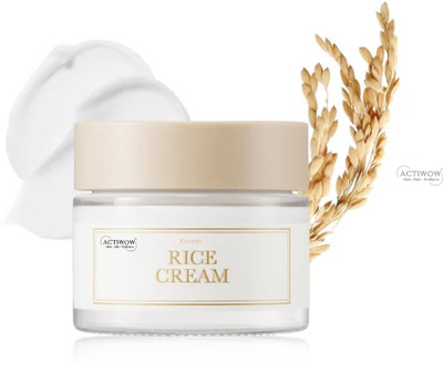 ACTIWOW Korean Rice Cream Light Glow Skin(50 g)
