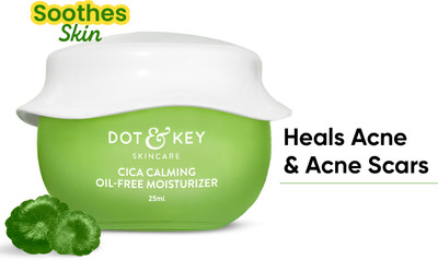 Dot & Key Cica Calming Skin Renewing Night Gel Moisturizer, Fights Dark Spots & Acne(25)