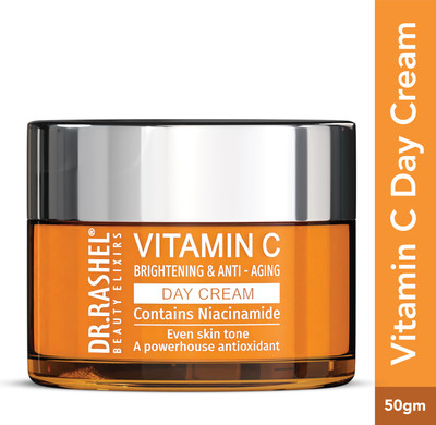 DR.RASHEL Vitamin C Day Cream for Brightening & Anti - Aging with Deep Moisturization(50 g)