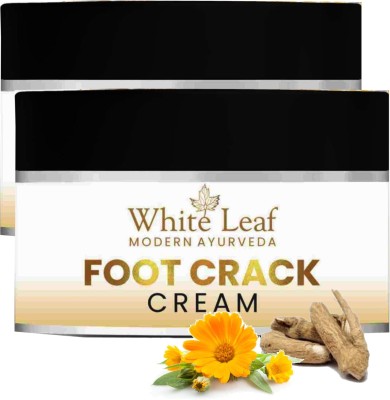 White Leaf Natural Hydrating Foot Crack Cream Heel Repair Moisturizing and Nourishing Feet(100 g)