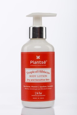 PLANTSE Tropical Hibiscus Body Lotion I Deep Nourishing & Hydration, Soft & Supple Skin(200 ml)