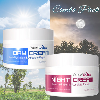 smartdrops Face Cream for Morning & Night Use with Soft and Lightweight Texture(100 g)
