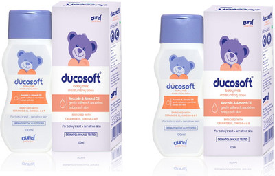 Aurelderma DUCOSOFT BABY MILK MOISTURIZING LOTION 100ML (PACK OF 2 )(100 ml)