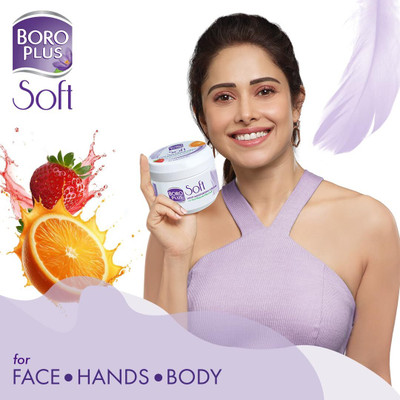BOROPLUS Soft Light Moisturising Cream Light & Nonsticky(200 ml)
