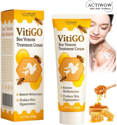 ACTIWOW Vitigo Bee Venom Cream for Soothing Post-Use X001(100 g)