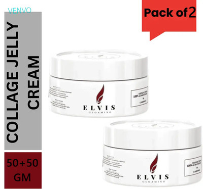 venvo Elvis Daily Bright Whitening Face Moist Cream50g+50g(100 ml)