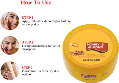 AGLEY Rejuvenates & Hydrates Dry Skin Almond And Honey Cream(200 g)