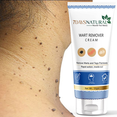 7 Days Natural Wart Remover Cream with AHA- BHA(50 g)