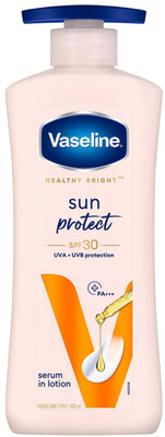 Vaseline Unisex SPF 30 Sun & Pollution Protection Body Lotion with Glycerin(400 ml)