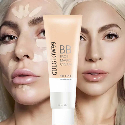 GULGLOW99 BB Cream Full Coverage Foundation,Hydrating Natural Flawless Foundation(GOLDEN BEIGE, 60 ml)