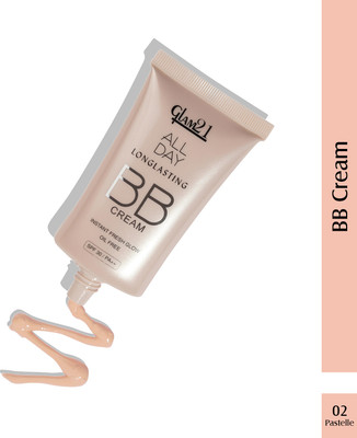 Glam21 BB Cream Instant Brightness Longlasting Coverage+SPF30| Lightweight Soft Texture Foundation(Shade-02 IVORY, 40 g) Glam21 BB Cream Instant Brightness Longlasting Coverage+SPF30| Lightweight Soft Texture Foundation(Shade-02 IVORY, 40 g)