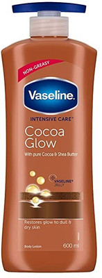 Vaseline COCOA GLOW BODY LOTION 600 ML X PCK OF 1(597 g)
