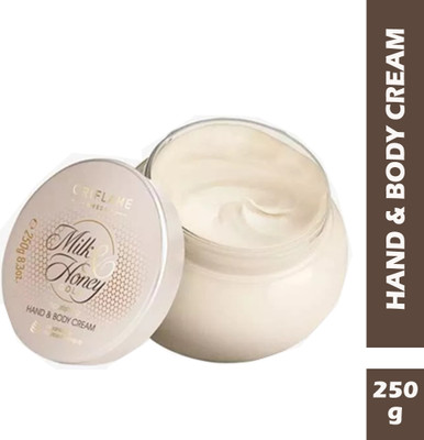 Oriflame Milk & Honey Gold nourishing Hand & Body Cream (Pack of 1)(250 g)