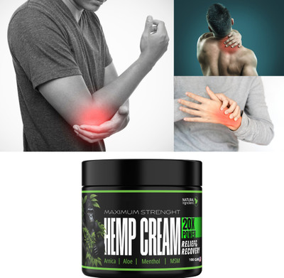 TOOVUS Herbal Hemp Cream Fast Relief for Body and Joint Pain 100g(100 g)