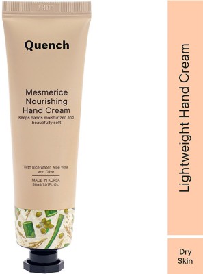 Quench Botanics Rice Water Nourishing Hand Cream with Shea Butter(30 ml)