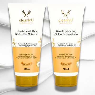 clearlyU Clear Skin Moisturiser for Blemish-Free Glow Unisex 200 ml(200 ml)