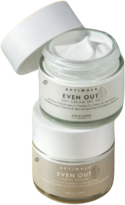 Oriflame Sweden optimals even out day cream SPF 20-50 ml and even out night cream - 50 ml(100 ml)