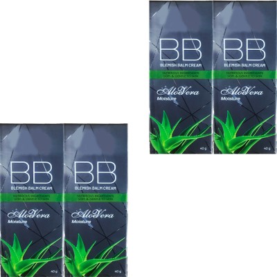 NG MART BB ALOEVERA BLEMISH BALM CREAM FOR SKIN SOFTNSS PACK OF - 4(160 g)