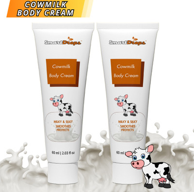 smartdrops Cream For Face, Hand & Body, Non-Sticky Cream with Vitamin C & Aloe vera Extract(120 ml)