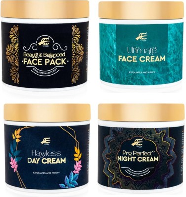 craggy cosmetic Day & Night Cream with Face Cream & Face Pack (Pack of 4)(300 g)