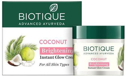 BIOTIQUE Coconut Brightening Instant Glow Cream 50g(50 g)