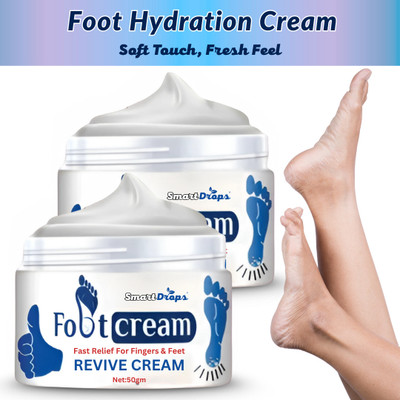smartdrops Foot Care Cream, Daily Care for Men & Women, Light & Refreshing Feel(100 g)