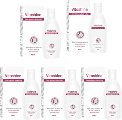 NG MART VITASHINE BODY LOTION FOR SOFTEN & LIGHTNING SKIN PACK OF 100ml x 5(500 ml)