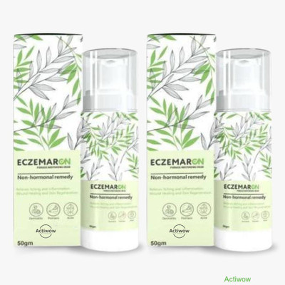 ACTIWOW Eczemaron Ringworm Skin Relief – Quick Fungal Treatment for Eczema Pack of 2(100 g)