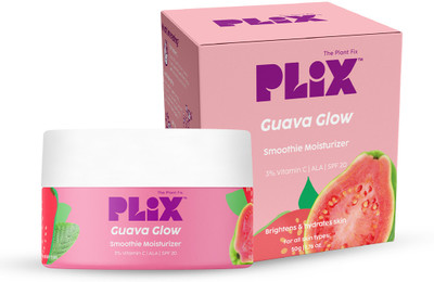 The Plant Fix Plix Guava Glow Smoothie Moisturizer For Brighter Skin With Vitamin C & ALA(50 g)