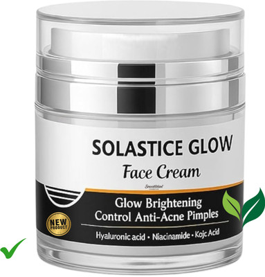 SmoothWave Cosmetics Solastice Glow Face Cream | Whitening, Anti-Acne & Clear Skin Care(50 g)