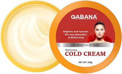 GABANA Cold Cream for Long Lasting Hydration Improve Skin Texture Packof 1 of 100 Grams(100 ml)