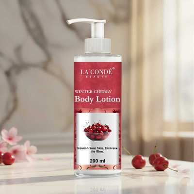 La'Conde Cherry Blossom Body Lotion 200ml Daily Skin Brightening Sakura Moisturizer(200 ml)