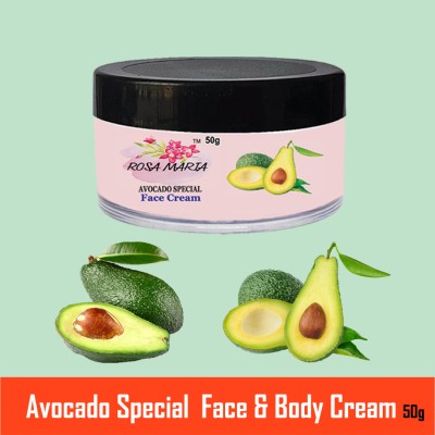 Rosa Maria Avacado Face & Body Cream Special 50 gm Ingredients Skin Smooth Moisturizer(50 g)