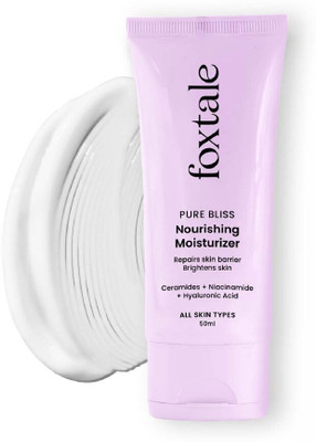 Foxtale Nourishing Ceramide Moisturiser|Lightweight |Non-sticky |100hrs Hydration(50 ml)