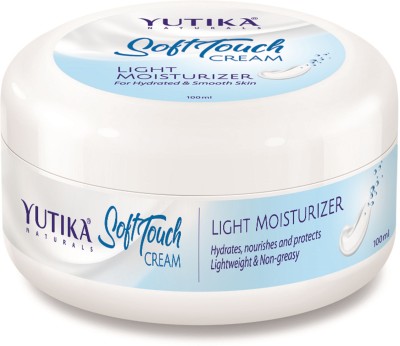 Yutika Naturals Soft Touch Light Moisturizer for Face, Hand & Body, White(100 ml)