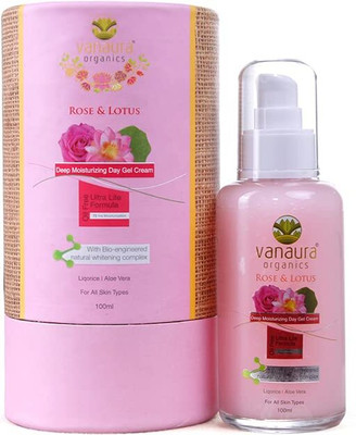 vanaura organics Rose &Lotus Deep Moisturizing Day Gel Cream(100 ml)