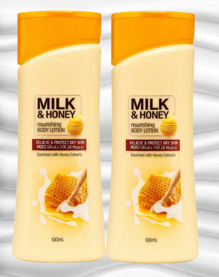 Fleeto Honey Almond Body Lotion 100ml (Pack of 2)R.T.C.2CV3(200 ml)