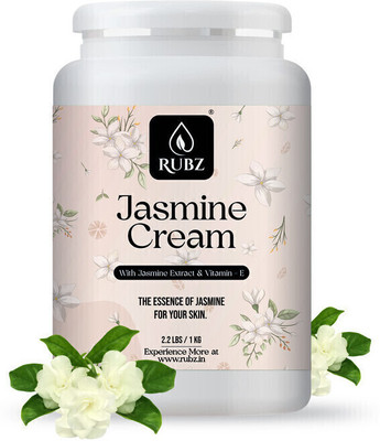 Rubz Jasmine Rich Moisturizing Cream With Jasmine Extract For Dry Skin | 1 Kg(1 kg)