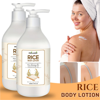 Phillauri Rice Body Lotion | Lightweight Daily Moisturizer | Rice cream lotion(400 ml)
