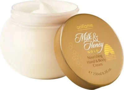 Oriflame Sweden Oriflame Milk And Honey Gold Nourishing Hand And Body Cream (250 g) (250 g)(250 g)