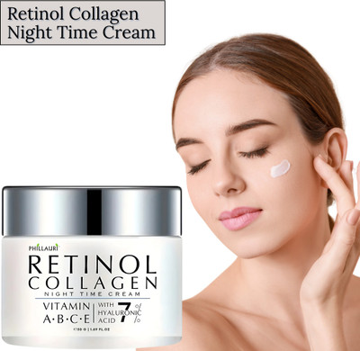 Phillauri Collagen Retinol Face Cream | Vitamin Mix | Soft & Smooth Texture(50 g)