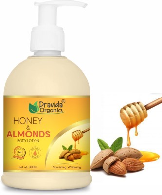 Dravida Organics Honey & Almonds Advanced Nourishing Body Lotion 300 ml(300 ml)