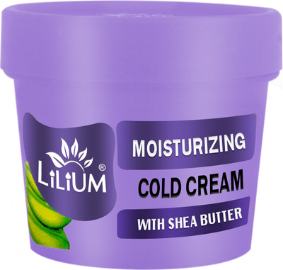 LILIUM Moisturizing Cold Cream With Shea Butter & Aloevera | Soft & Supple Skin(100 ml)