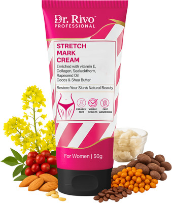 Dr rivo professional Stretch Mark Removal Cream for Women | Collagen, Vitamin E & Shea Butter |(50 g)
