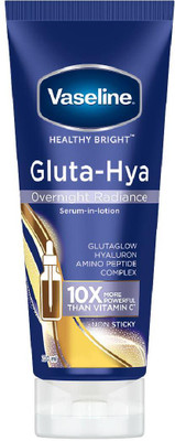 Vaseline Gluta-Hya Overnight Radiance, Serum-In-Lotion, With Amino Peptide And GlutaGlow(200 ml)