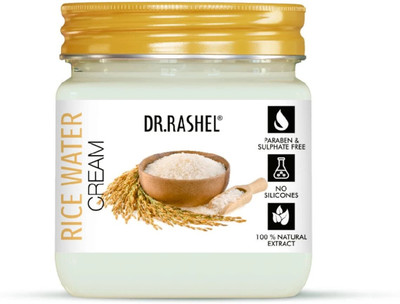 DR.RASHEL Rice Water Face & Body Cream with Rice Water & Aloe Vera | Hydration & Radiance(380 ml)
