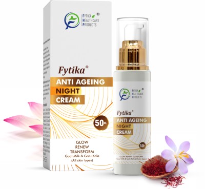 FYTIKA HEALTHCARE PRODUCTS Anti-Aging Night Cream with Gotu Kola Extract | Perfect for Men and Women(50 ml)