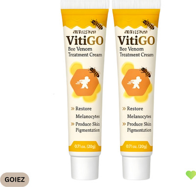 GOIEZ Vitiligo Patch Lightening Soft Cream Pack Of 2 (60g)(60 g)